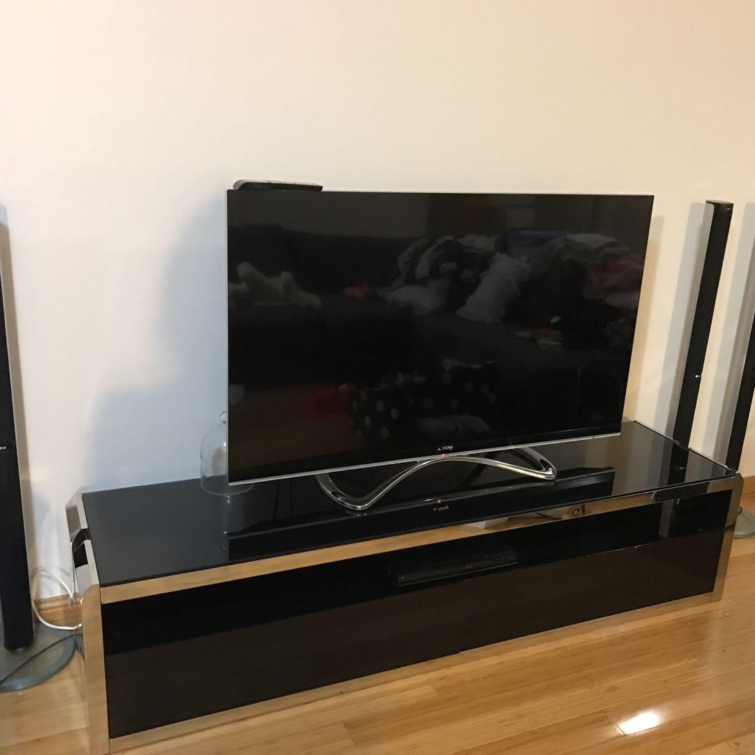 Tv Unit Contemporary Design Harvey Norman In Black, Home & Furniture