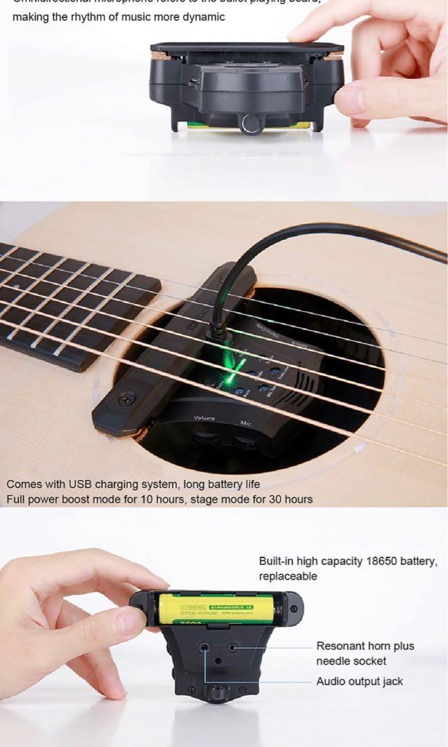 double g0 acoustic guitar pickup