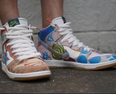nike dunk heels size 10