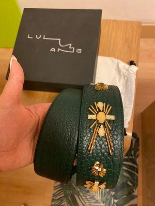 Lulang Leather Strap Bag Green Love and Flair