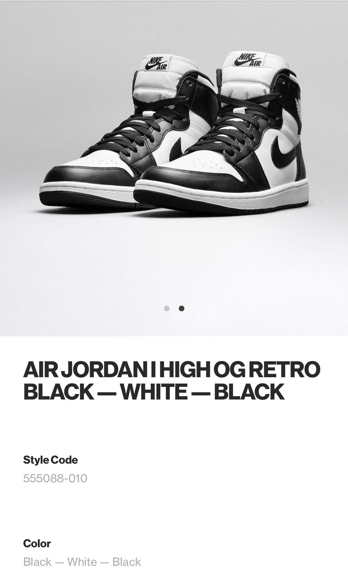 Air jordan 1 retro high og size 8.5 new arrivals
