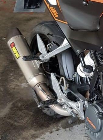 Duke 200 store akrapovic exhaust