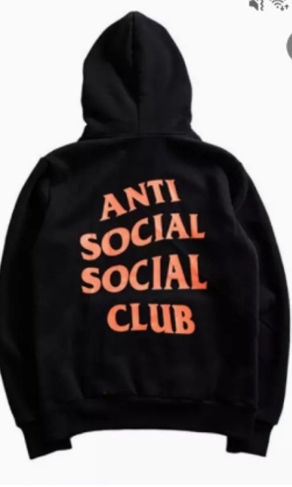 paranoid orange hoodie