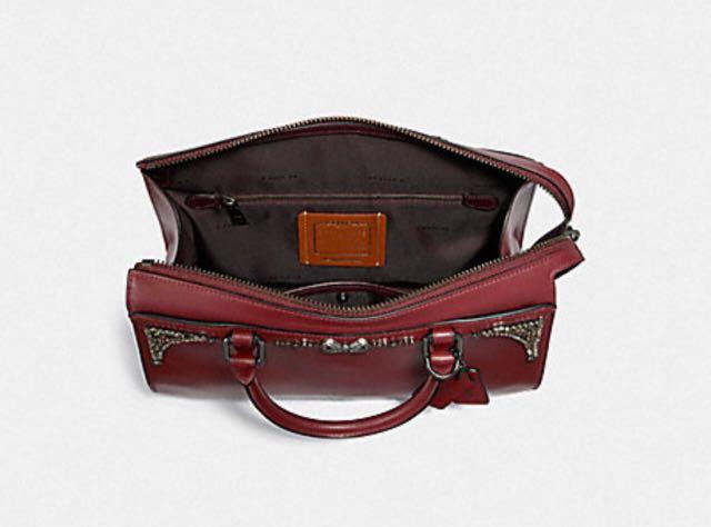 Coach selena bond shop bag with crystal embellishment