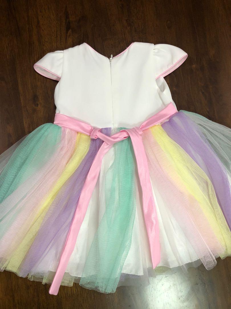 baby rainbow tutu dress