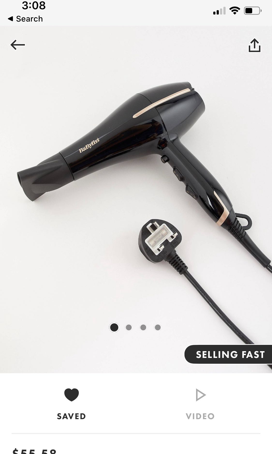 Babyliss salon pro 2200 hair dryer Clearance