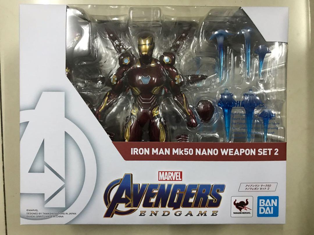 Marvel 6/" Iron Man MK50 Nano Weapons Set 2 Action Figure Ironman Mark 50 KOs SHF