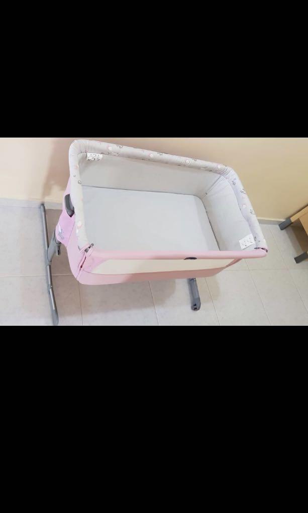 Chicco next2me sleeping crib princess pink