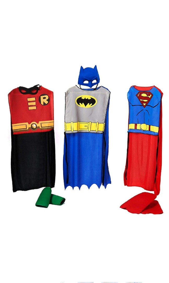 DC Comics Superhero Halloween Costume Set, Everything Else on Carousell