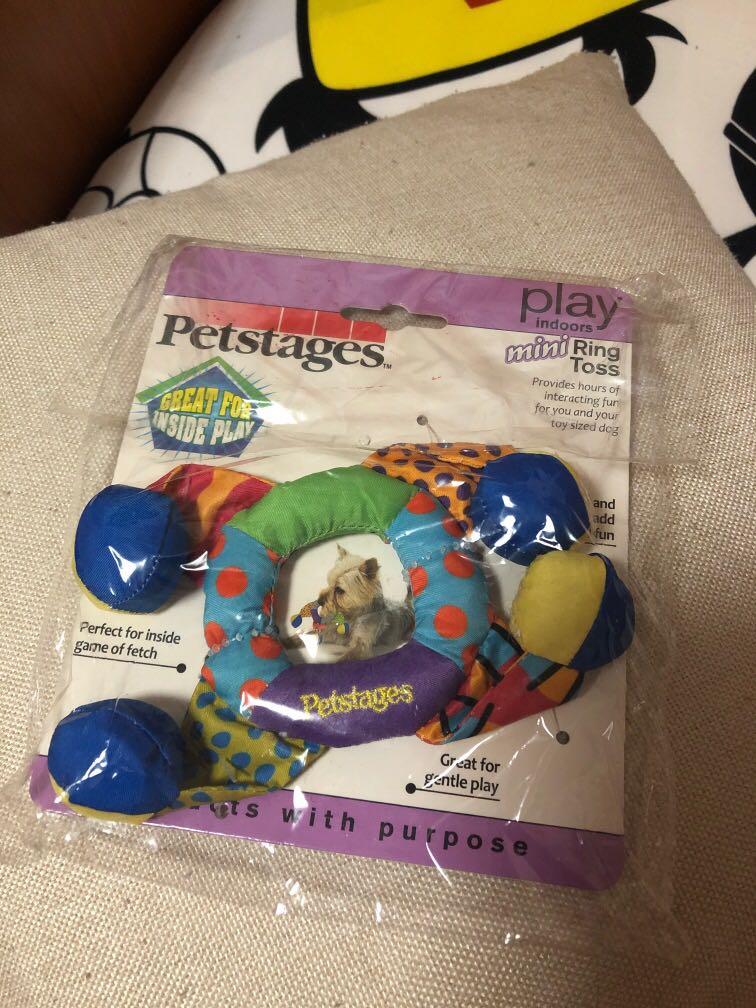 Petstages soft online toss ring toy