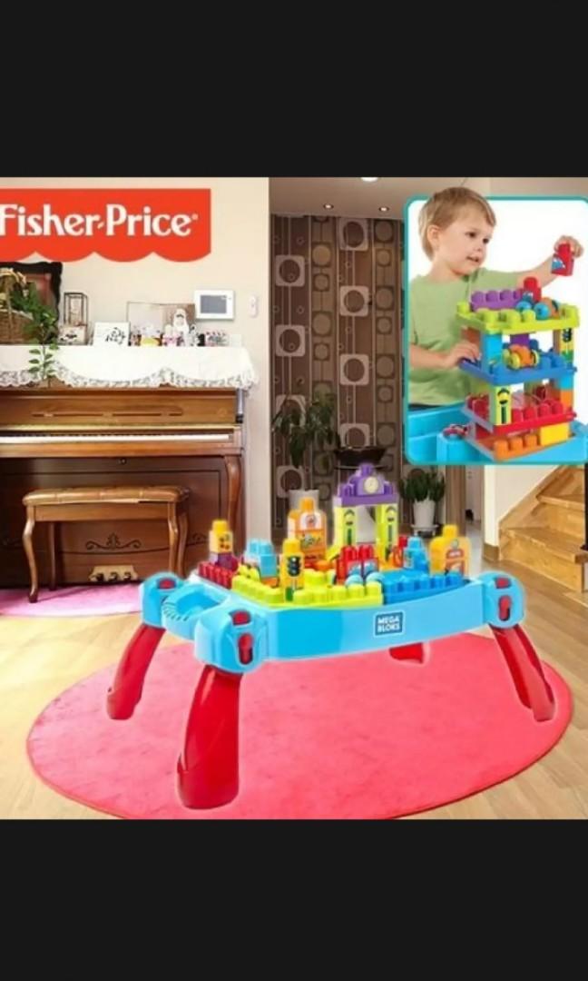 fisher price mega bloks build n learn table