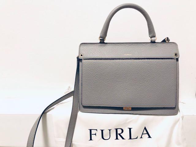 furla grey bag