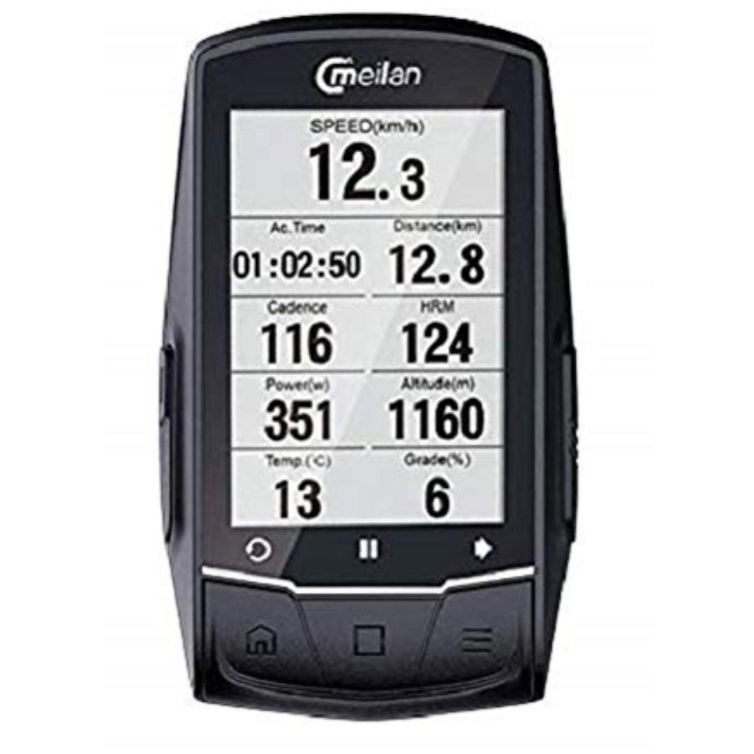 GPS Bike Computer Meilan M1 GPS Navigation Bike Computer for Cyclists Scooter Users