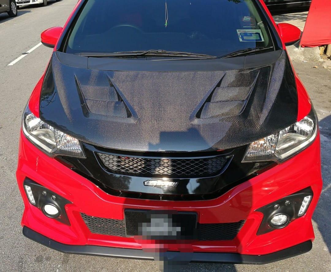 Honda Jazz GK5 JS Racing V1 Bonnet, Car Accessories, Accessories on ...