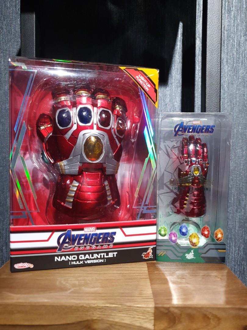 hot toys Cosbaby Marvel Avengers Endgame Ironman Nano Gauntlet Light up Version 