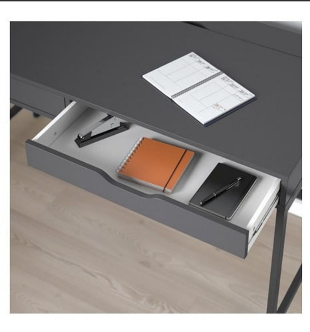 IKEA Alex Study Table, Furniture, Tables & Chairs on Carousell