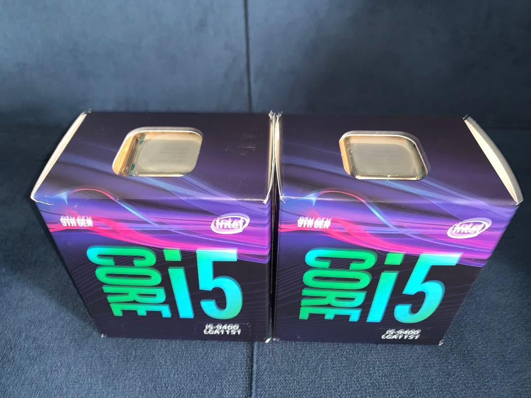 Intel Core i5-9400 Processor (Category: Computer Parts) located in Mandaluyong City. Submitted by l2ayne (Listing ID 259721253, Image 1). Description: Intel Core i5-9400 Processor 9M Cache, up to 4.10 GHz Price 9k only 2pcs avail Brand New Unsealed Intel Distro warranty December 2022 Accept shipping thru LBC Grab express delivery Buyer will shoulder shipping fee Pick up Hulo, Mandaluyong Meet up MRT Buendia,Boni LRT Gil Puyat Kalentong Text or ca