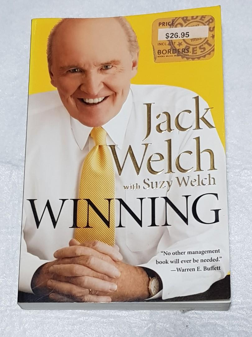 Jack Welch Winning Books Stationery Non Fiction On Carousell