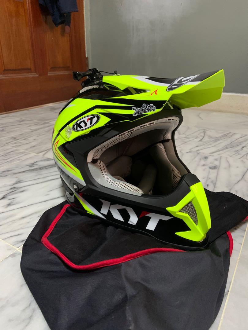 Kyt motocross helmet Motorcycles Motorcycle Apparel on Carousell