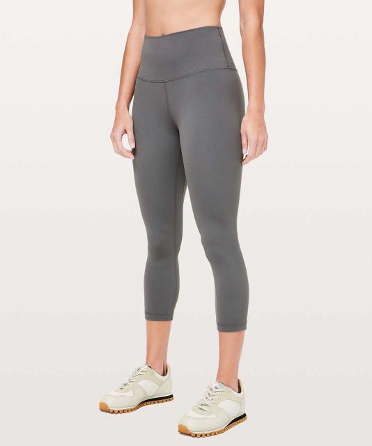 Lululemon align crop 21” in titanium 