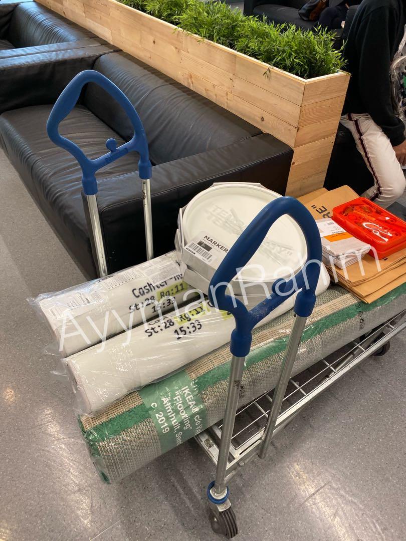 IKEA x VIRGIL ABLOH/OFF-WHITE MAKERAD “TEMPORARY” CLOCK, Home & Furniture  on Carousell