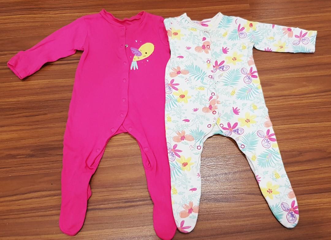 Mothercare Sleepsuit 3 6m Babies Kids Babies Apparel On Carousell