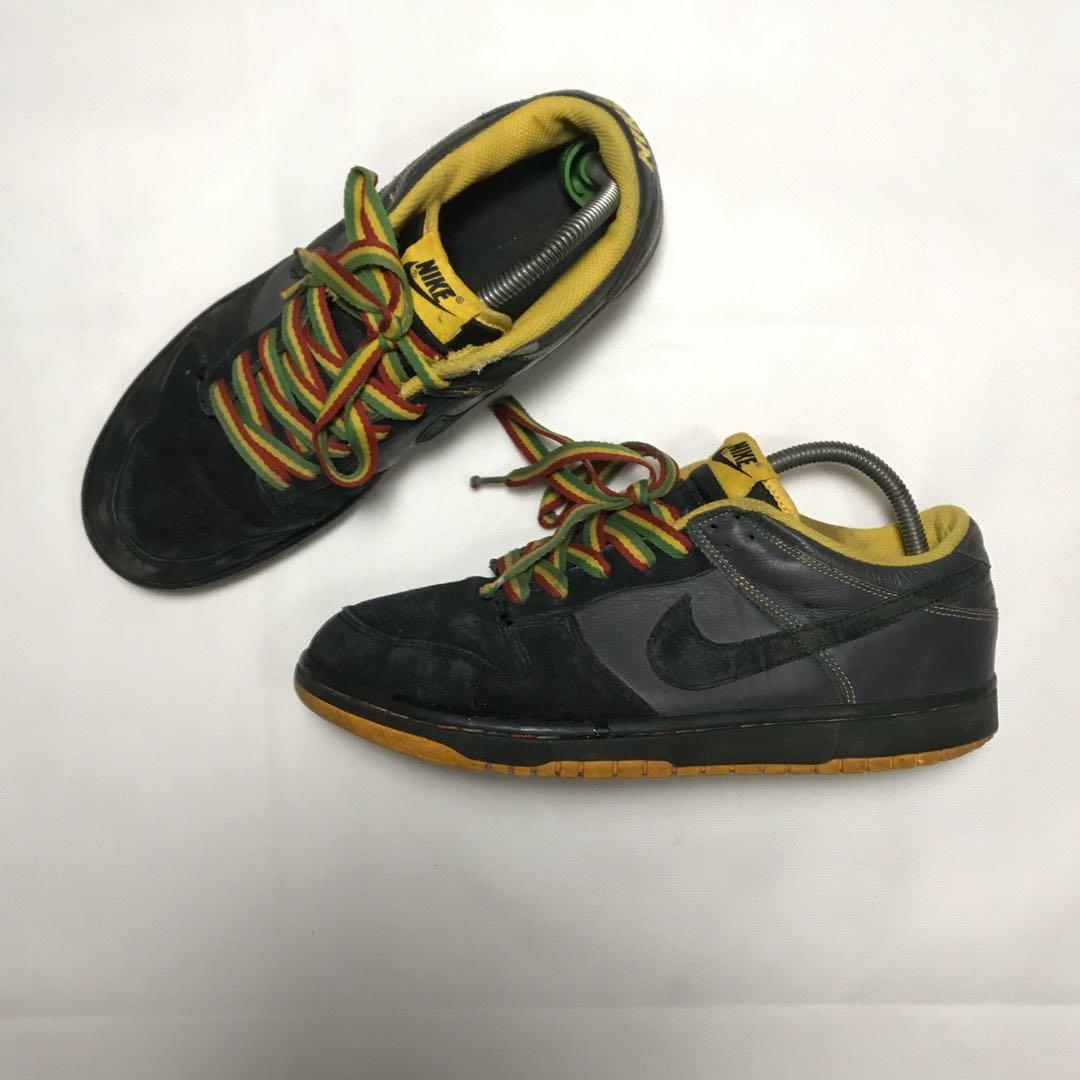 black rasta sb nike dunks