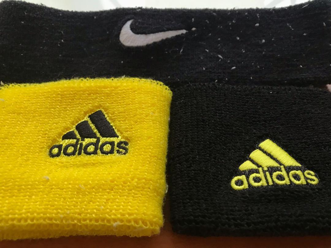 yellow adidas headband