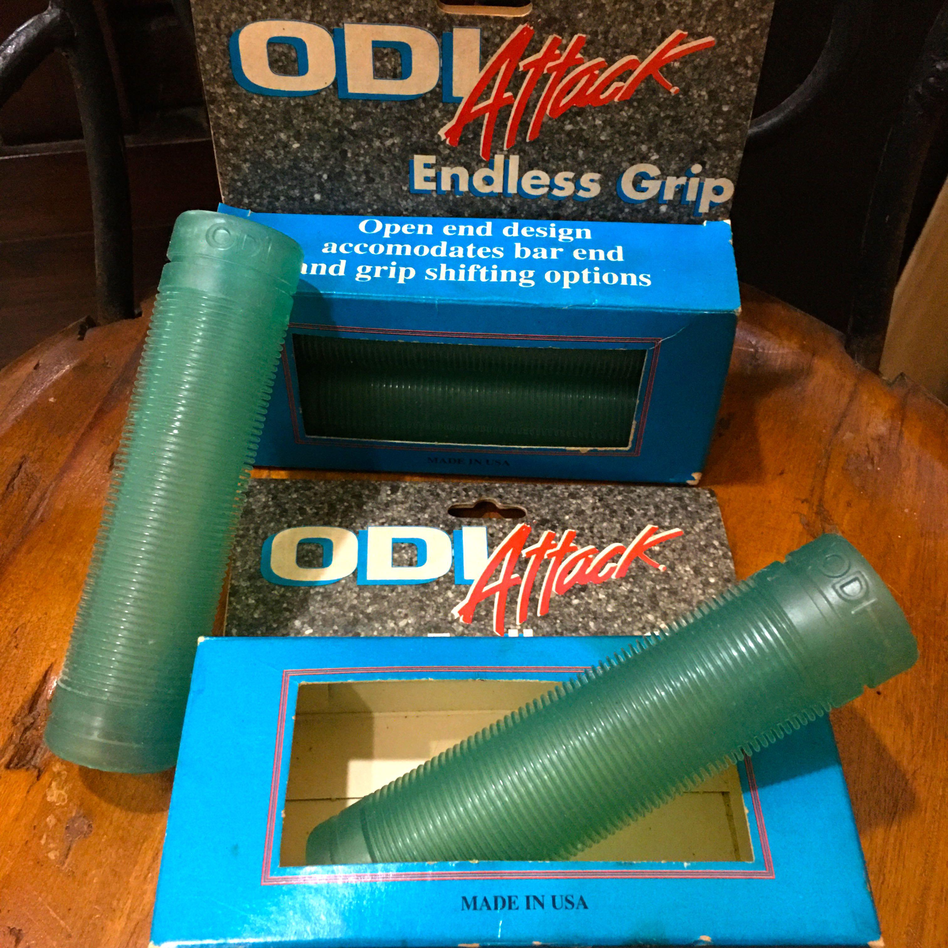 both sold reserved NOS 1990s ODI Attack MTB grips Sports