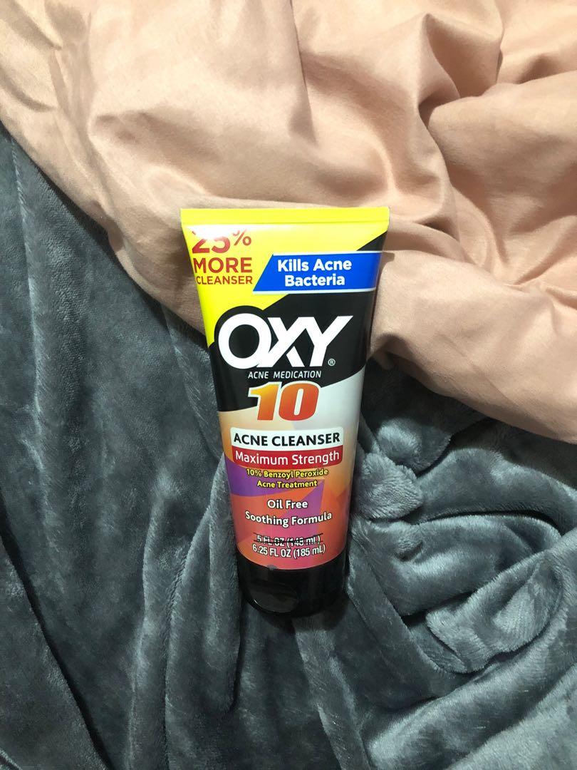 oxy acne medication face wash