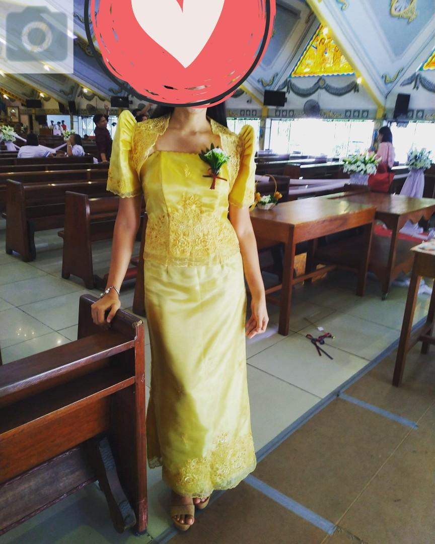 filipiniana terno for sale