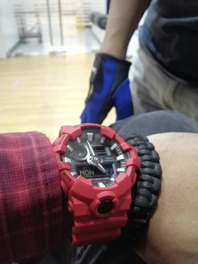 Rush Sale Casio Gshock GA7004a Matte Red Men s Fashion Watches Accessories Watches on Carousell