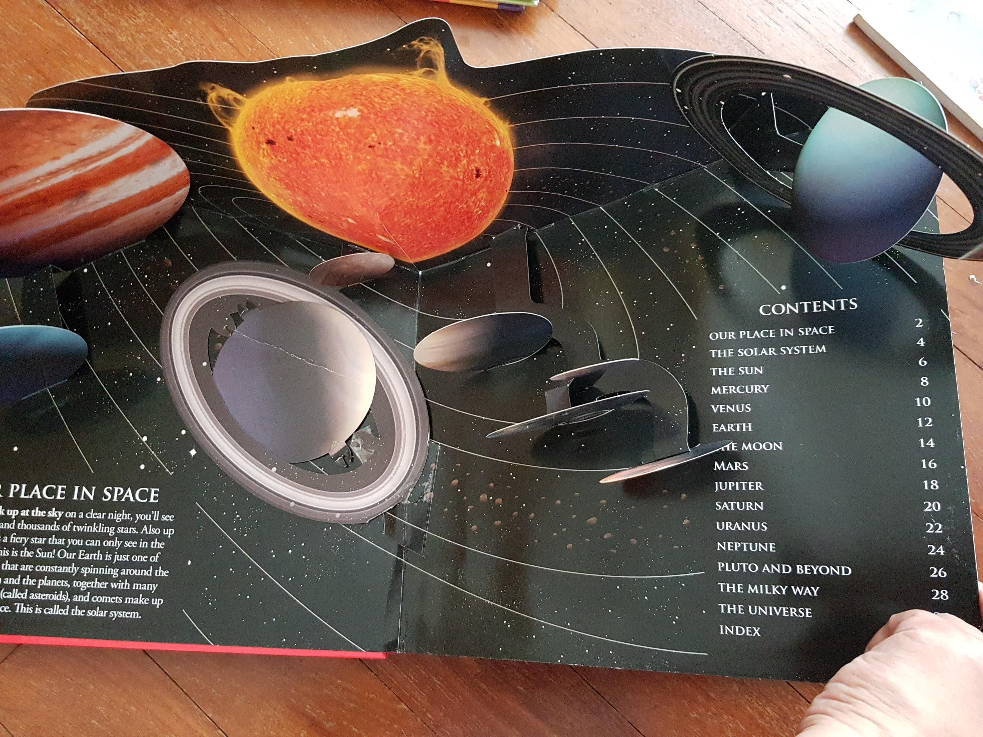 The Pop Up Pull Ou Space Book Books Stationery Children S