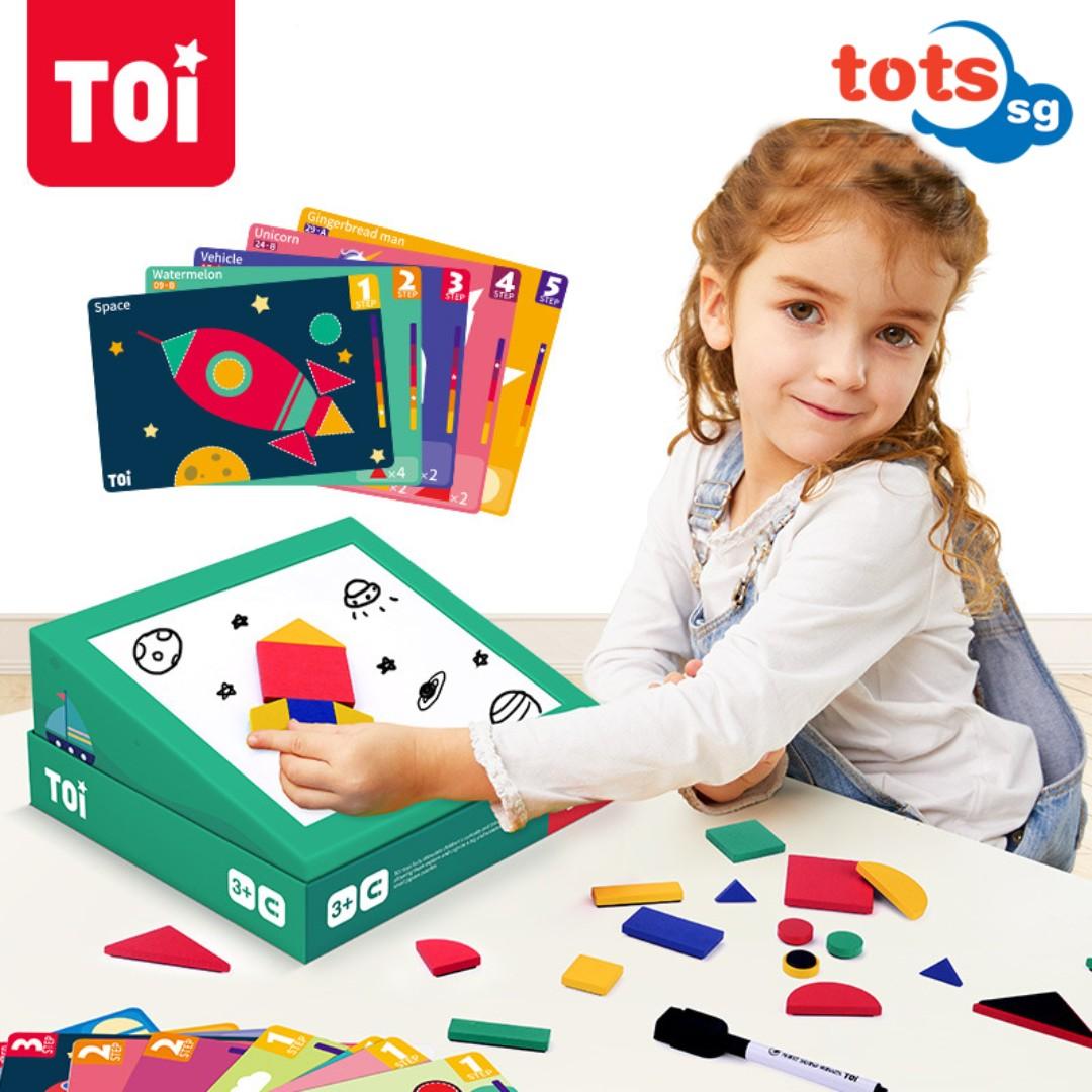 TOI Magnetic Shape Puzzles SG Seller Great for Toddlers