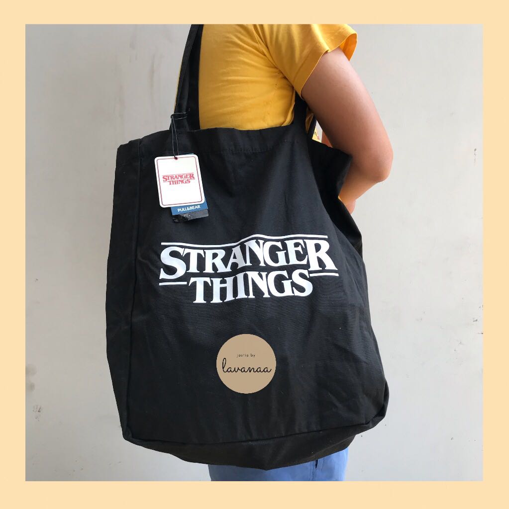 Tote bag stranger cheap things pull and bear