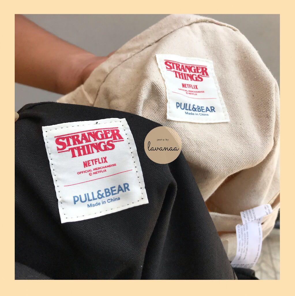 Tote bag stranger things pull and bear online