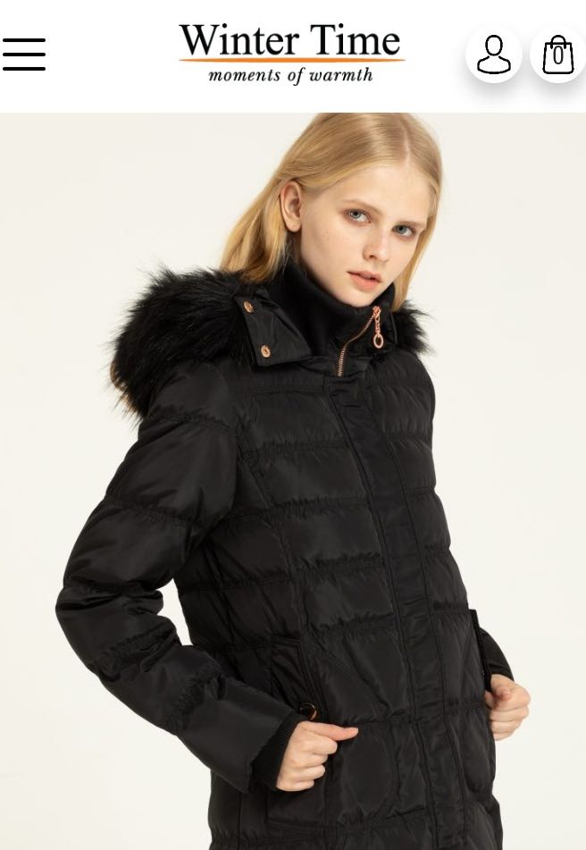 Down jacket discount size 20