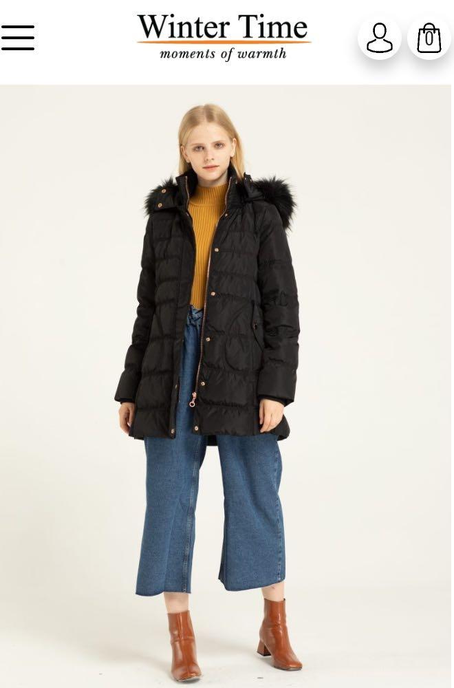 UK size 20 22 Winter down jacket for under 0 degrees cold Women s