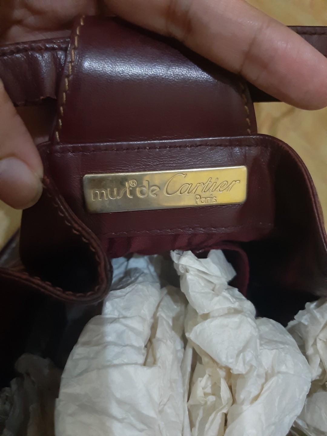 Vintage Cartier Shoulder Bag, Women's Fashion, Bags & Wallets, Cross