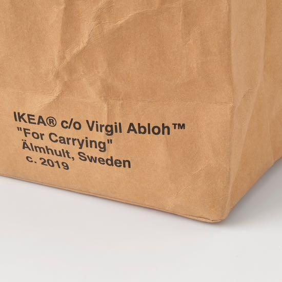 Virgil Abloh x IKEA MARKERAD Medium Bag Brown, Luxury, Bags & Wallets on  Carousell