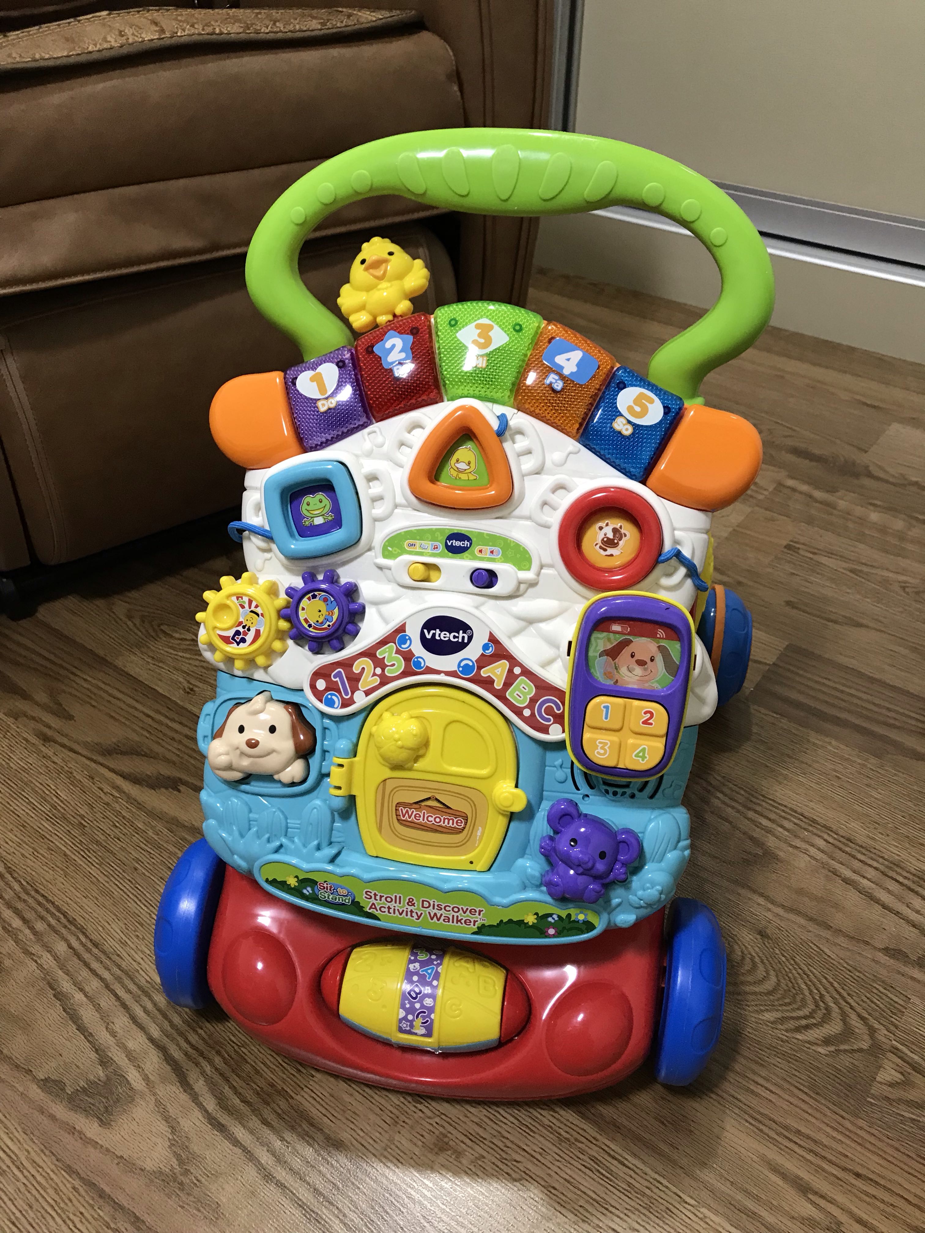 vtech stroll and discover walker