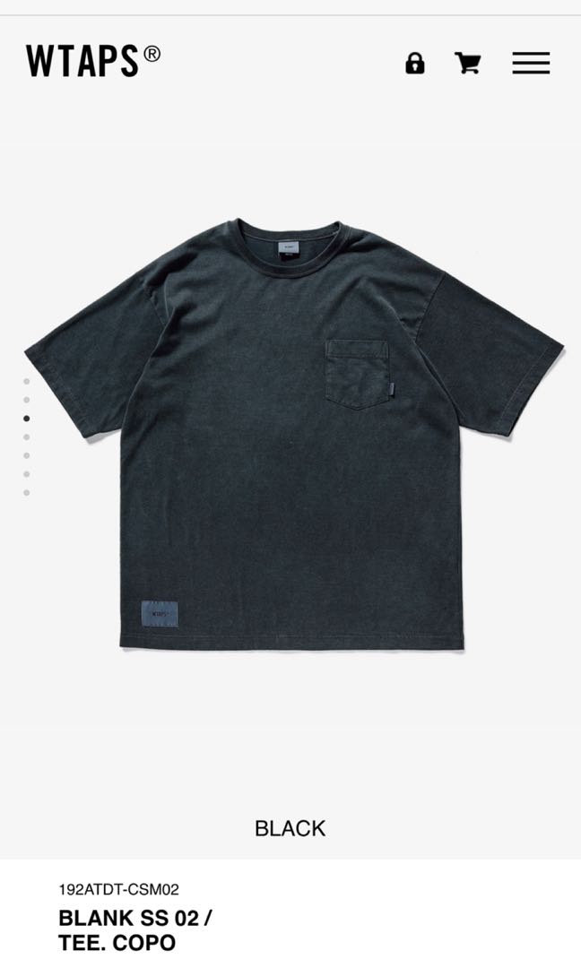 Wtaps blank ss02 tee copo