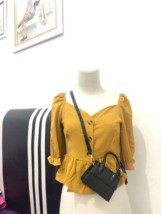 top atasan yellow mustrad