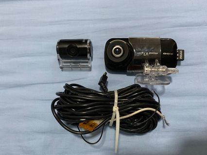 Iroad V7 front and rear camera - used