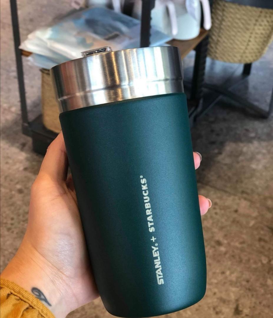 Starbucks SS Green Stanley Iceland Tumbler 473ml