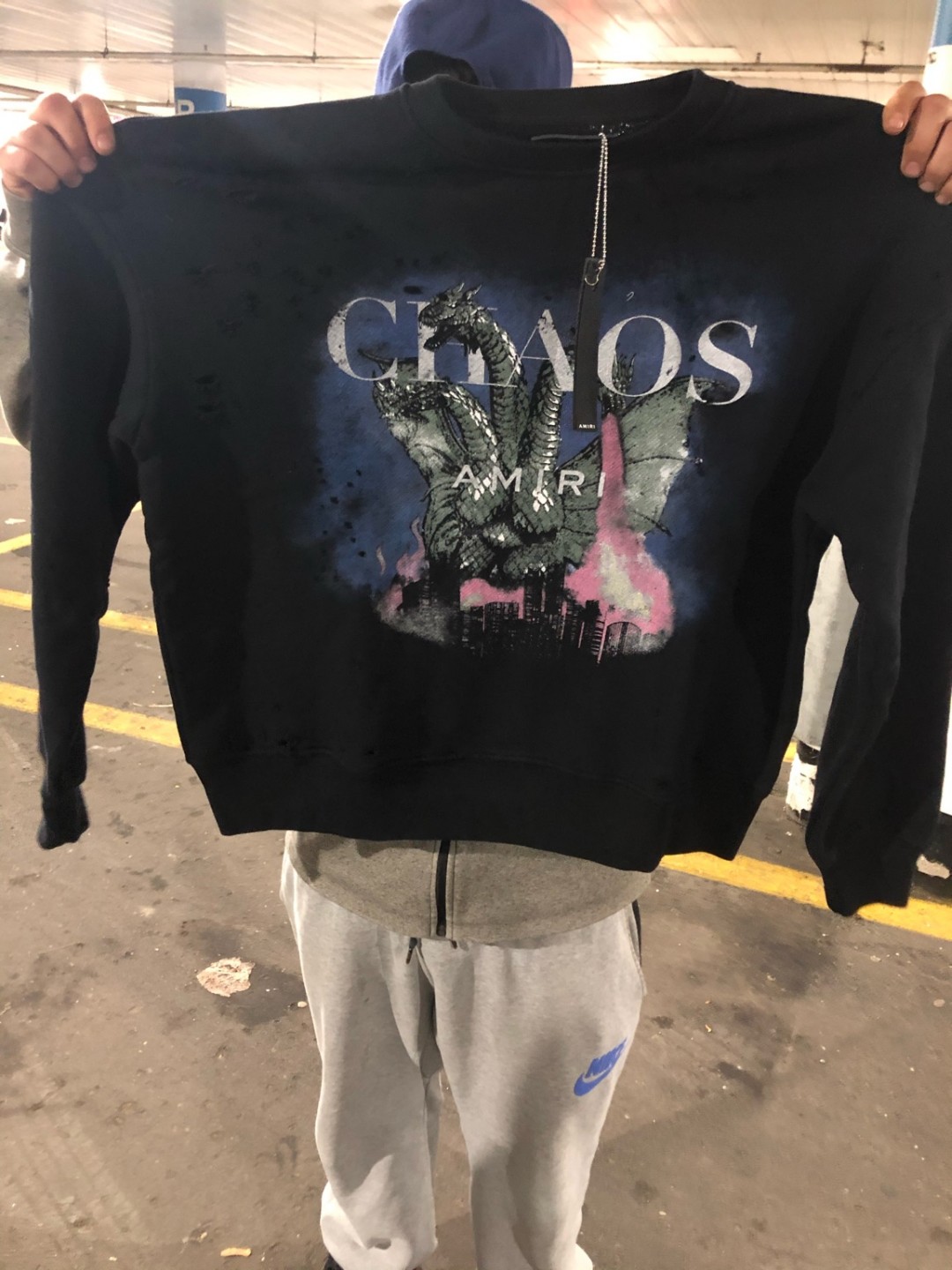 Amiri Chaos sweater Men s Fashion Clothes on Carousell
