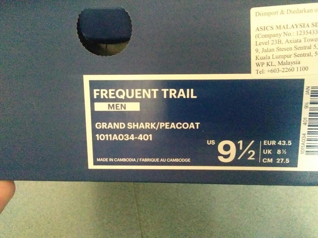 asics FREQUENT TRAIL Men s Fashion Footwear Sneakers on Carousell