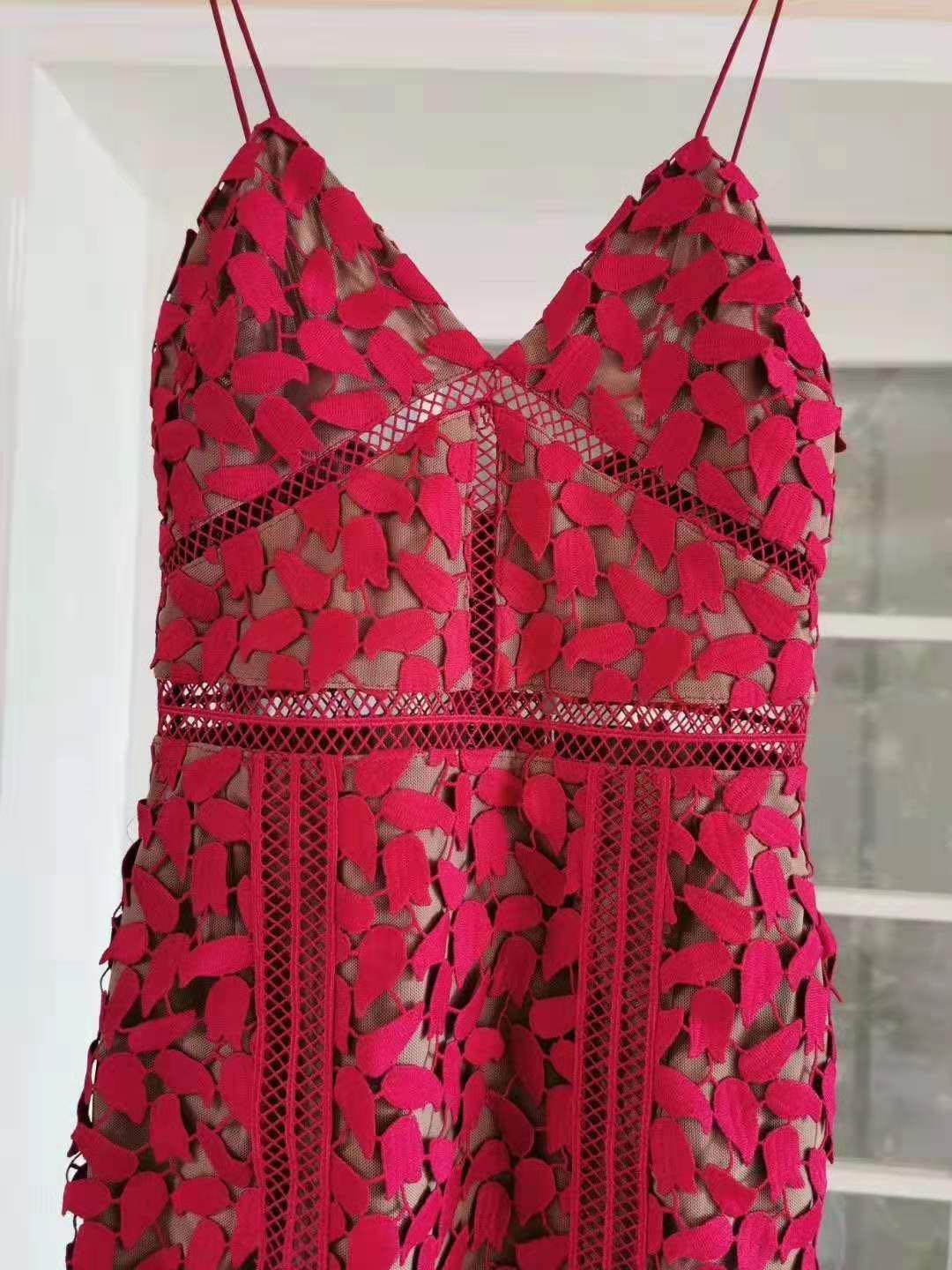 Dark red arabella dress discount