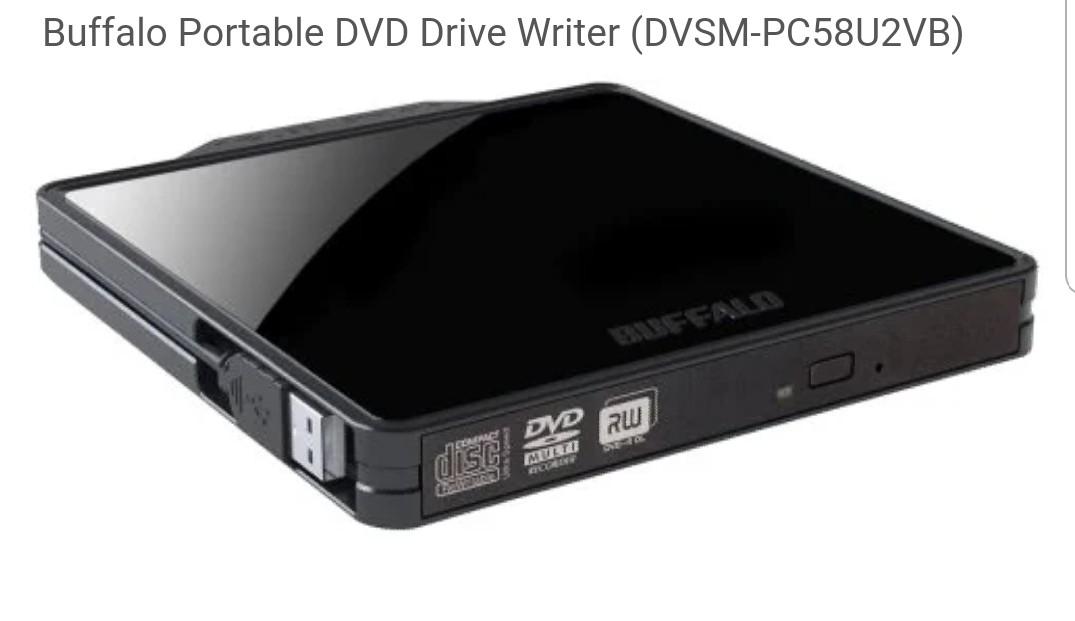 Buffalo Portable DVD DVSMPC58U2V, Computers & Tech, Parts