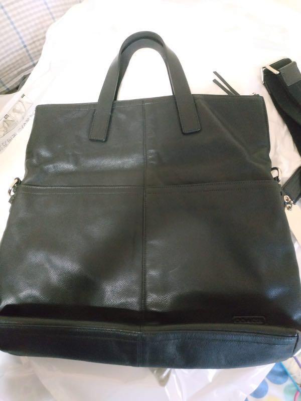 coach foldable tote bag